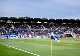 Vista del estadio del Manchego.