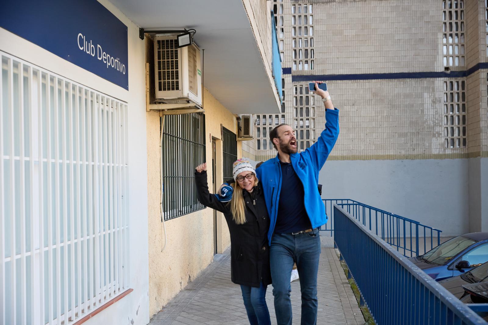 Dos agraciados por El Gordo en un club de baloncesto de Madrid