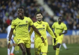 El Villarreal golea a un Leganés que acaba con nueve