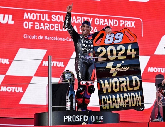 Jorge Martín, campeón del mundo de MotoGP