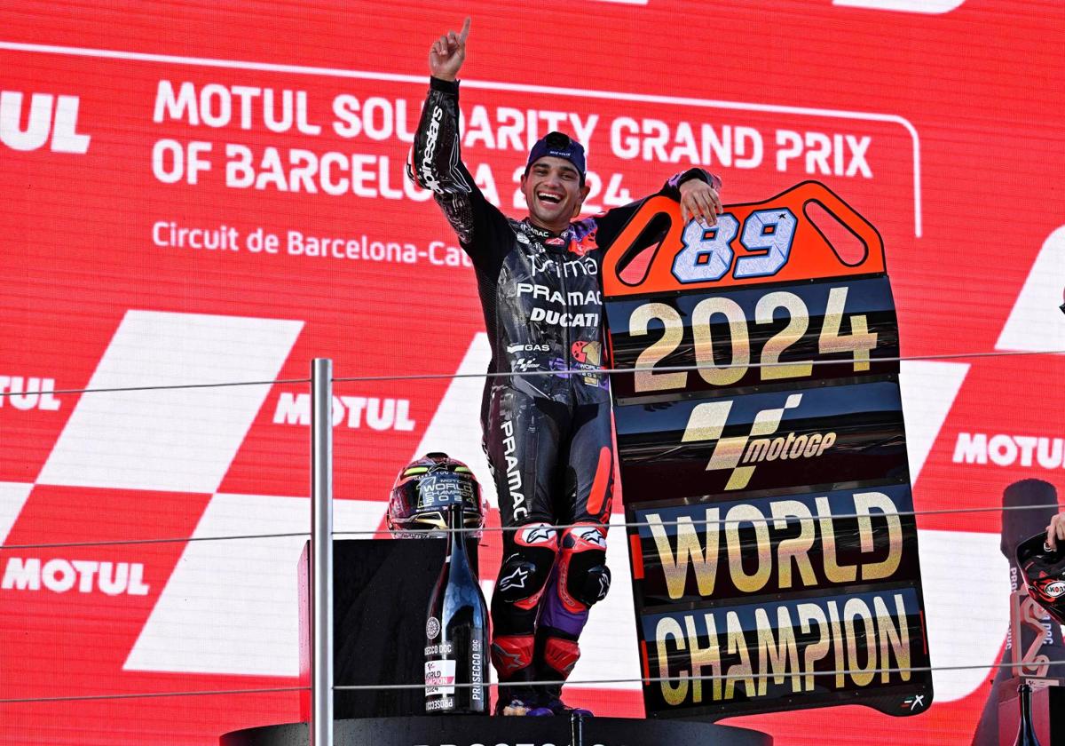 Jorge Martín, campeón del mundo de MotoGP