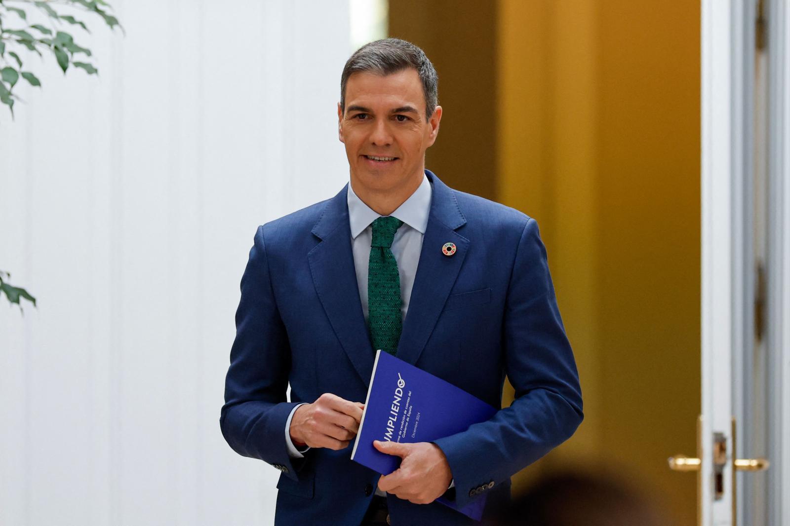 El presidente del Gobierno Pedro Sánchez.