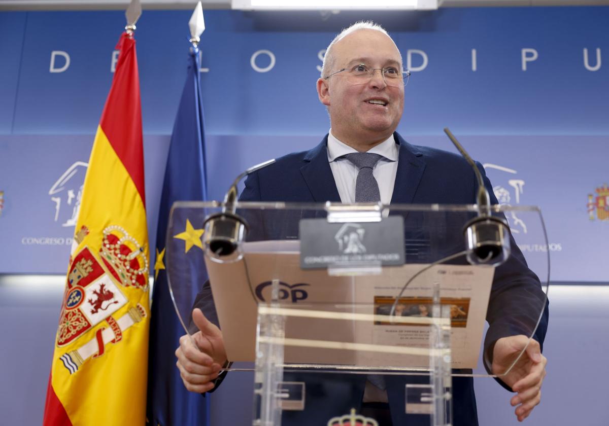 Miguel Tellado, portavoz del PP en el Congreso.