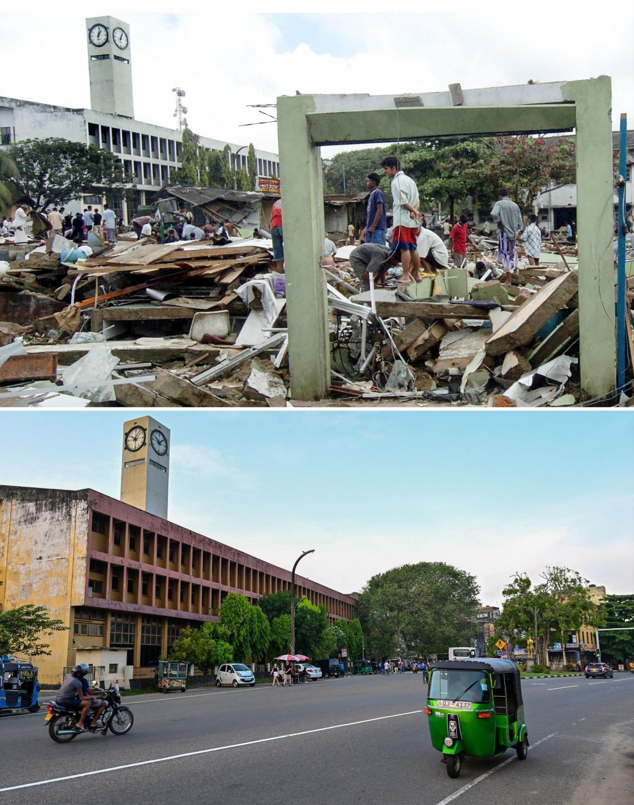 El antes y después en la isla indonesia de Sumatra tras el devastador tsunami de 2004