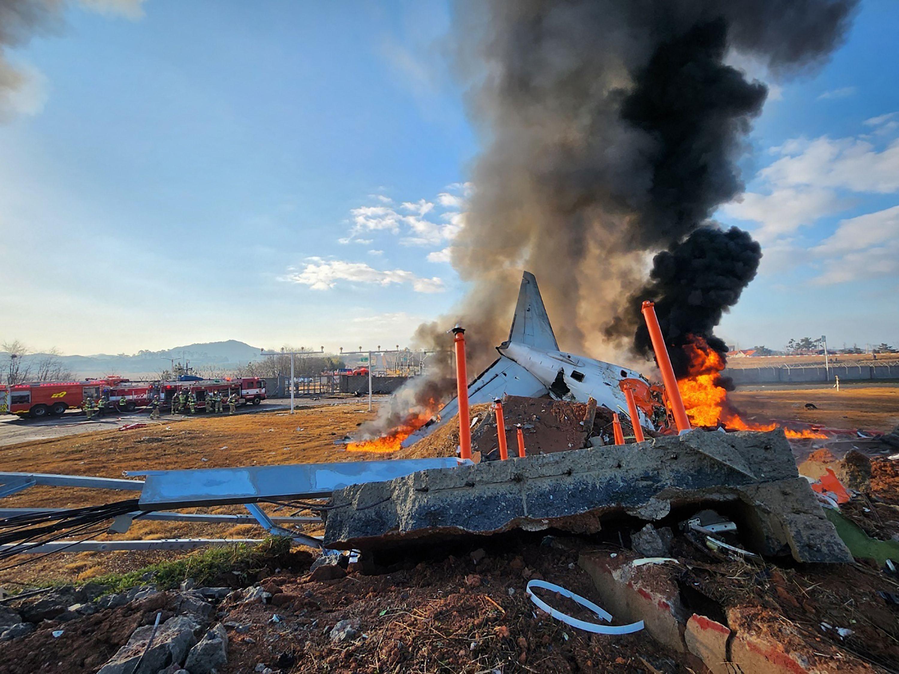 Las imágenes de la tragedia aérea