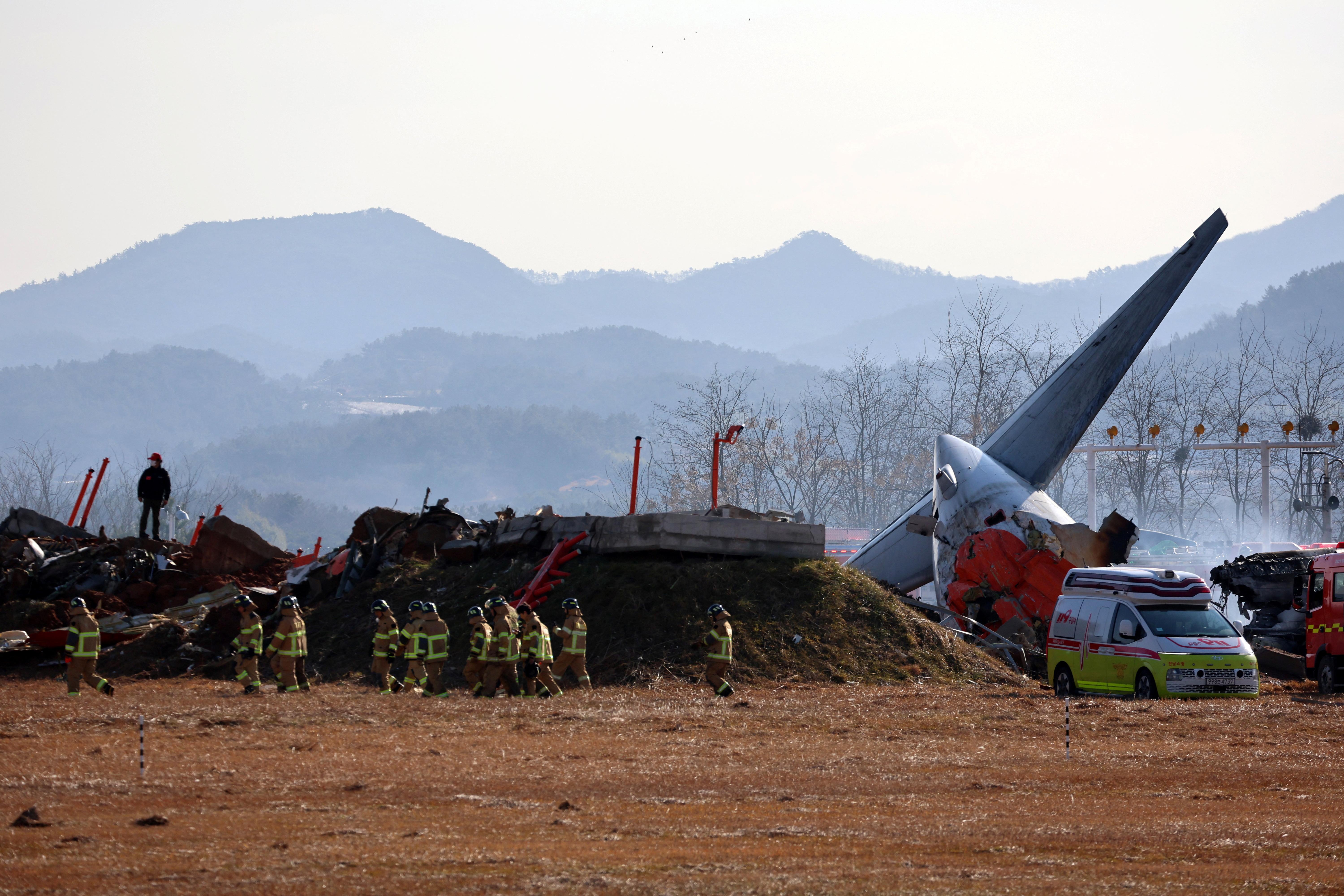 Las imágenes de la tragedia aérea