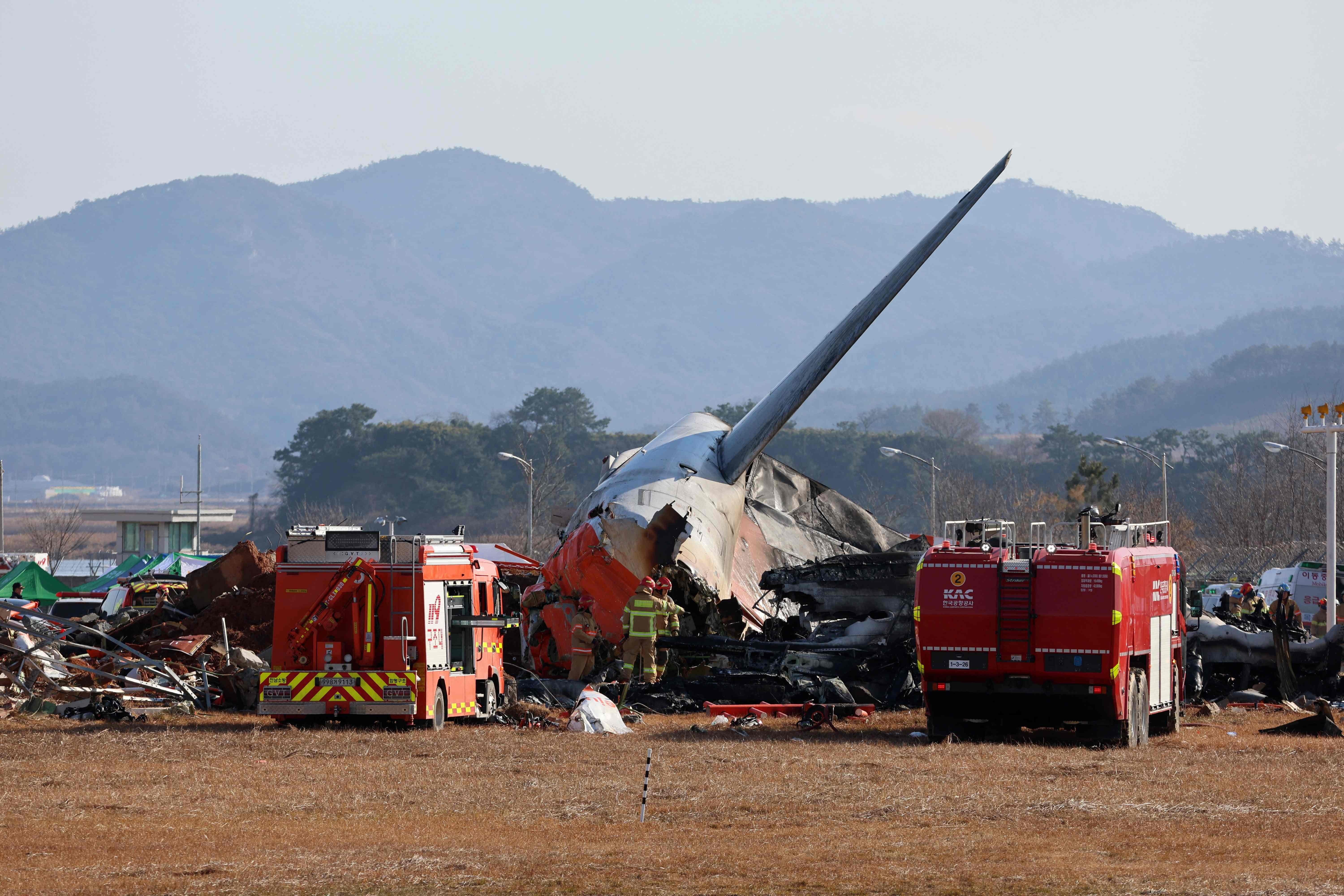 Las imágenes de la tragedia aérea