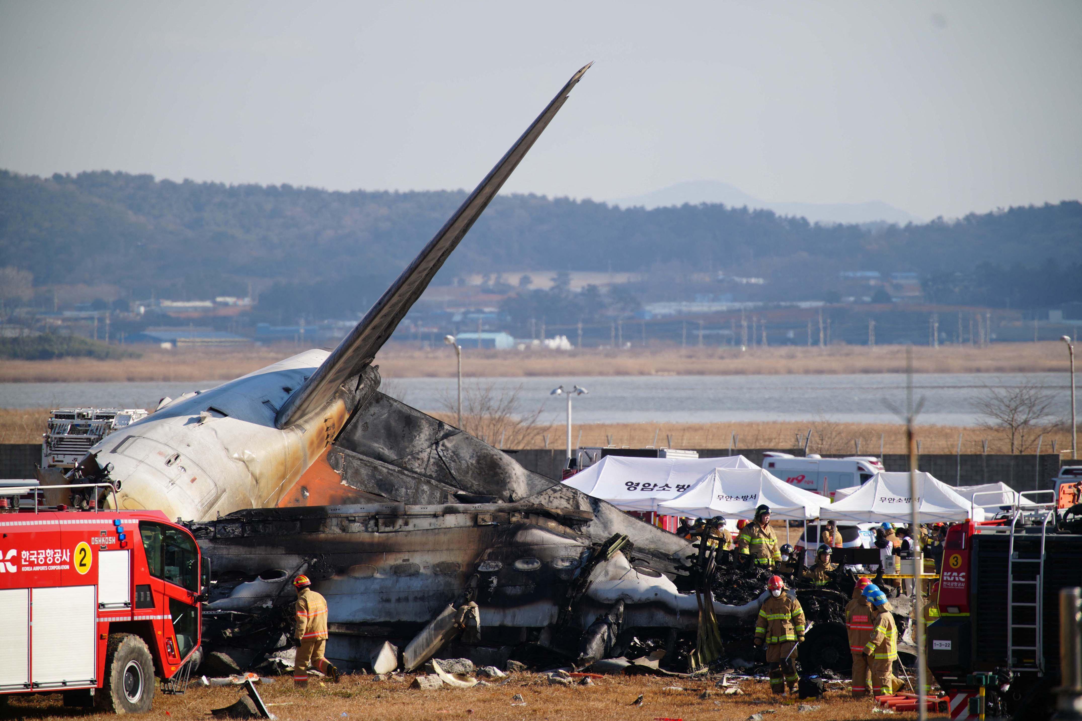 Las imágenes de la tragedia aérea