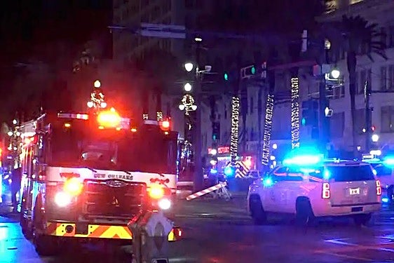 Al menos 10 muertos y 30 heridos en un atropello masivo en Nueva Orleans