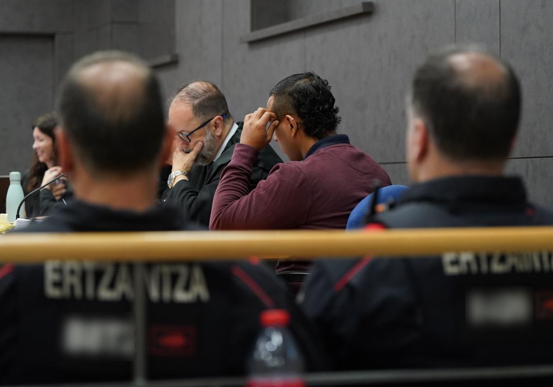 Nelson David Moreno Bolaños en uno de los juicios.