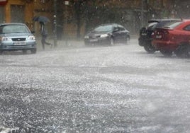 Temporal de lluvia y viento