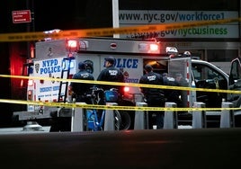 Un vehículo de la Policía de Nueva York.