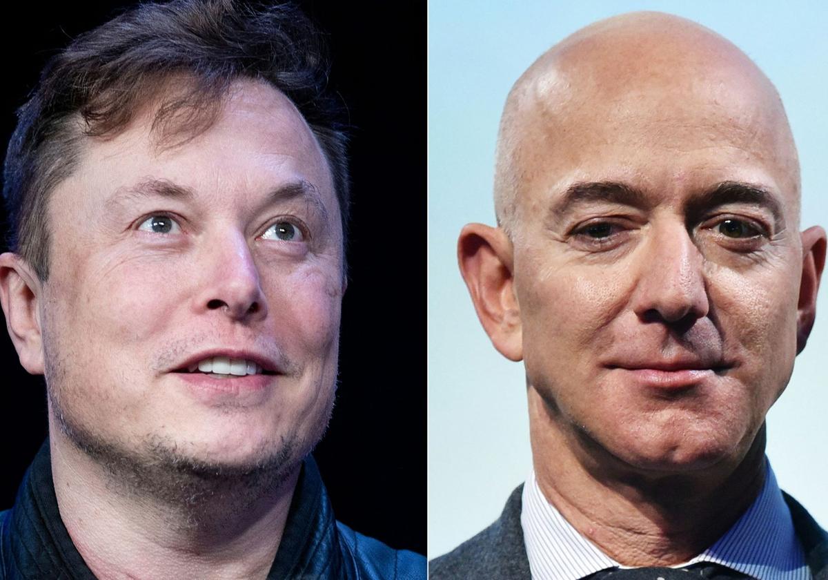 Elon Musk y Jeff Bezos.