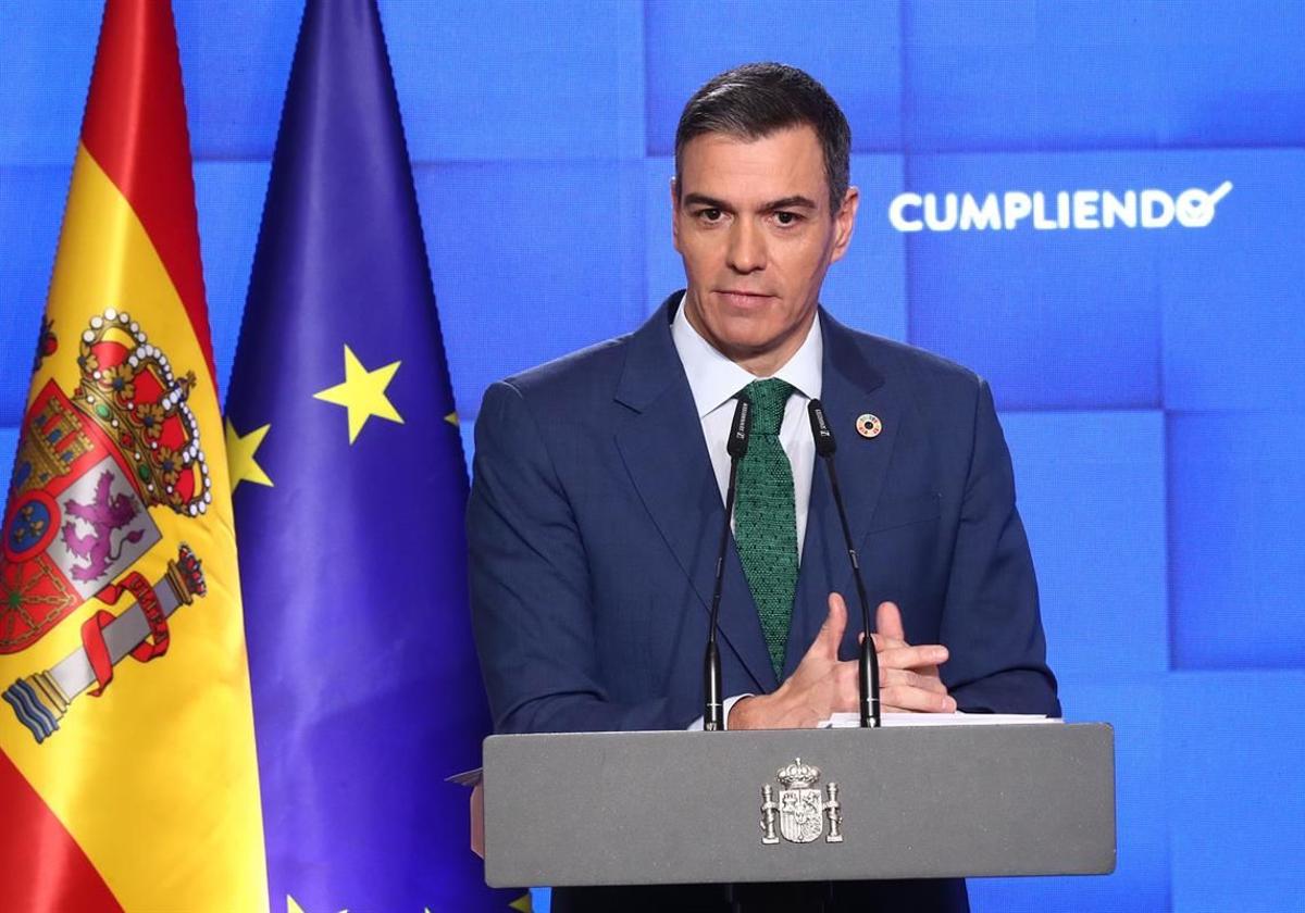 El presidente del Gobierno, Pedro Sánchez.