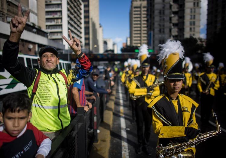 Las marchas y manifestaciones a favor de Maduro han sido constantes en el último mes.