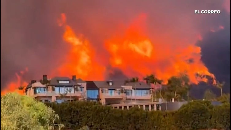 Las impactantes imágenes que deja la oleada de incendios en California