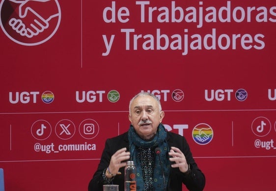 El secretario general de UGT, Pepe Álvarez.