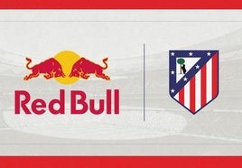 Imagen del acuerdo del Atlético de Madrid con Red Bull