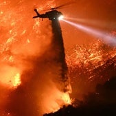 Una operación aérea «épica» en Los Ángeles para salvar El Encino y Brentwood Hills