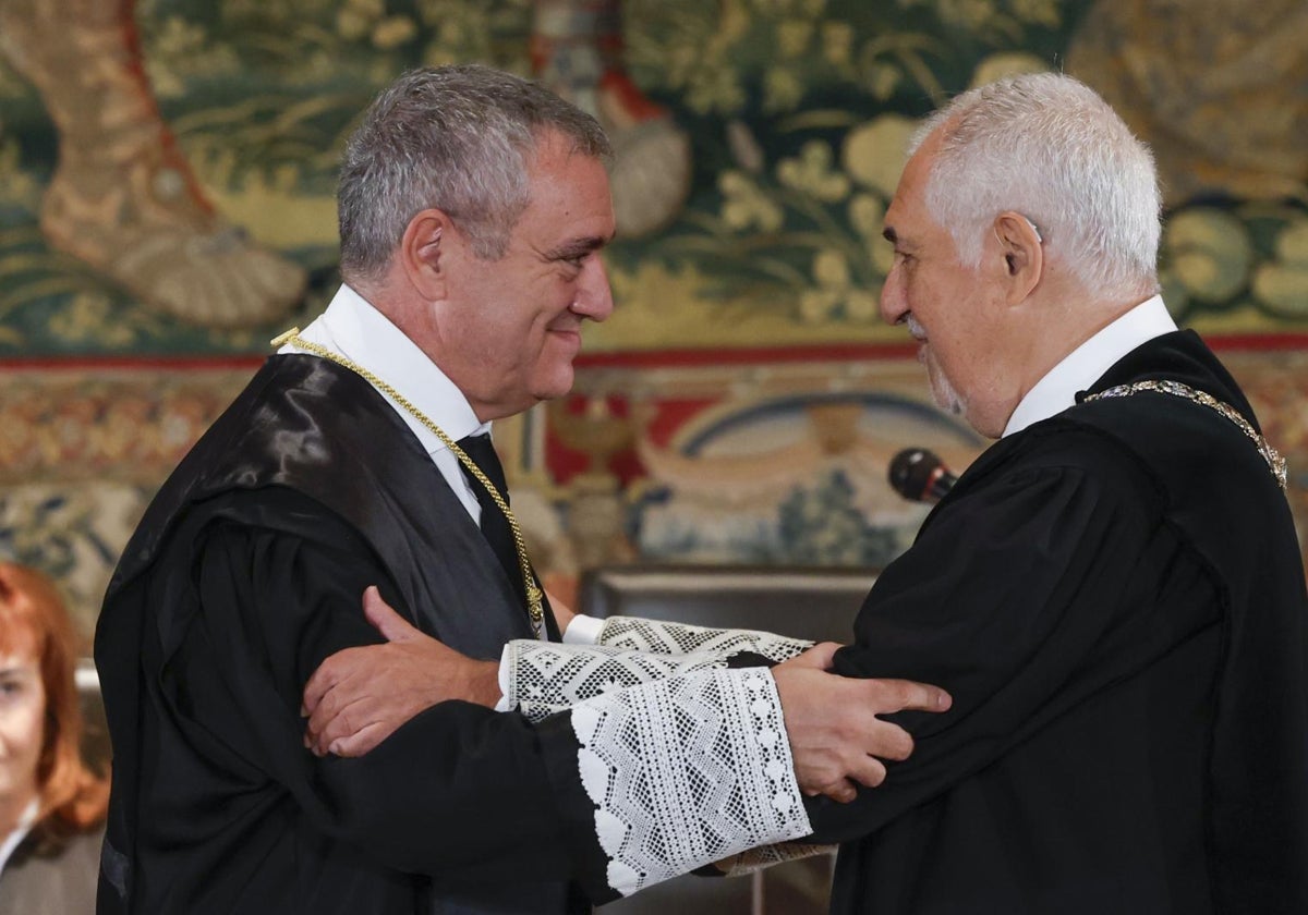 José María Macías durante el acto de toma de posesión como magistrado en septiembre pasado.