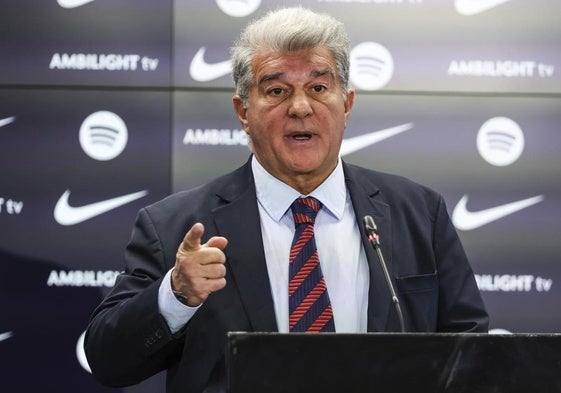 Joan Laporta, presidente del Barça.