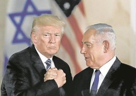 Trump y Netanyahu.