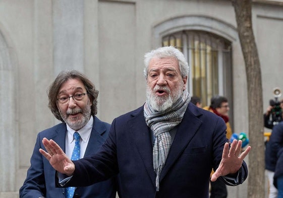 Miguel Ángel Rodríguez a su salida del Tribunal Supremo tras testificar el pasado 8 de enero.