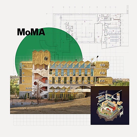 Un colegio ecológico, en la cumbre del arte moderno