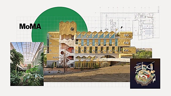 Un colegio ecológico, en la cumbre del arte moderno