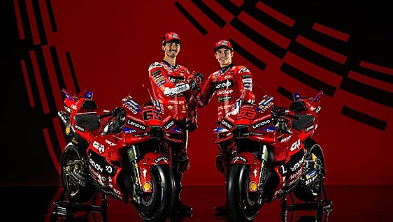 Ducati luce su 'Dream Team' con Marc Márquez y Pecco Bagnaia