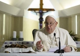 El Papa Francisco, en una intervención reciente.