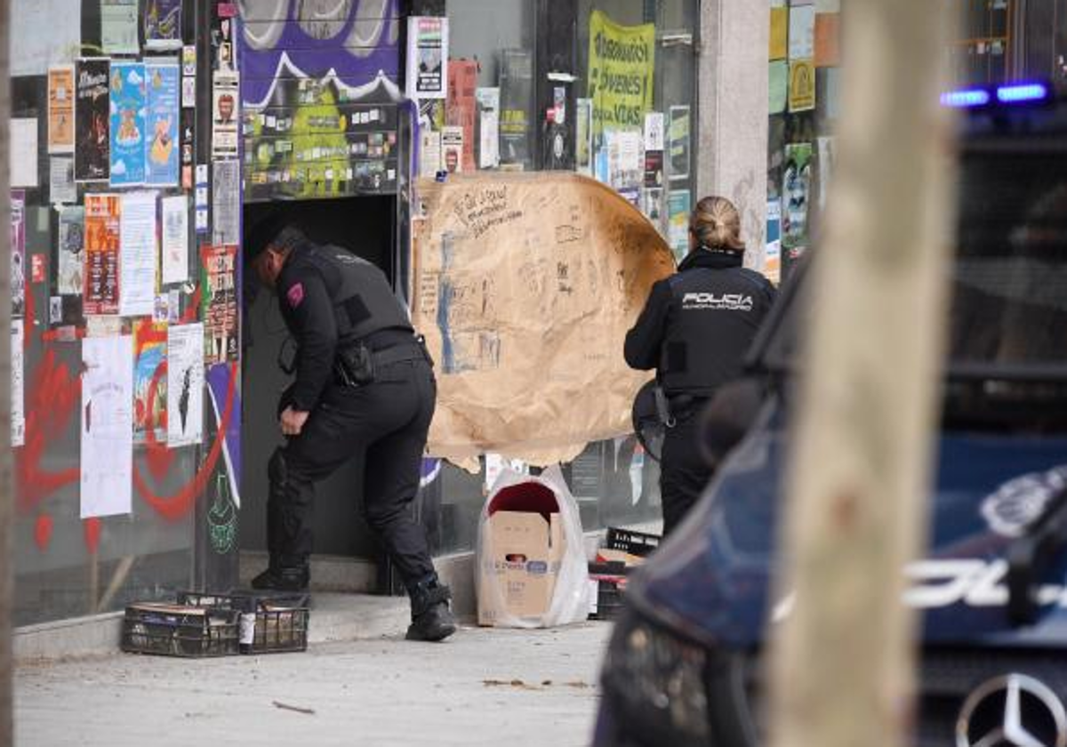 Dos agentes de la Policía Nacional