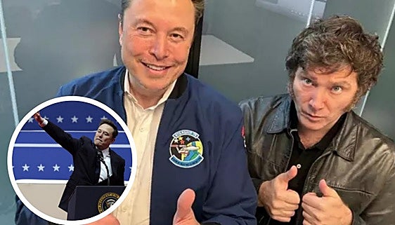 Milei defiende a Musk tras su polémico saludo en la investidura de Trump: «Nazi, las pelotas»