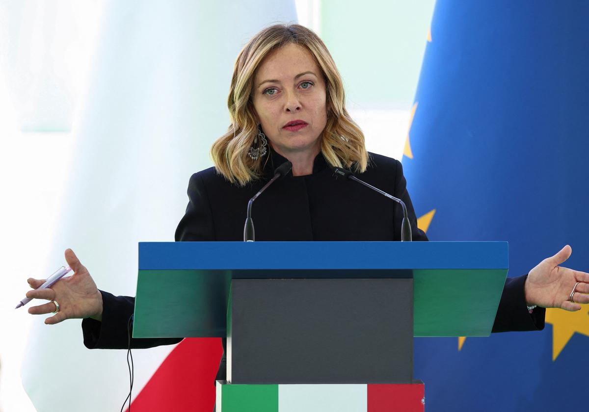 Giorgia Meloni, primera ministra italiana.