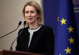 La jefa de la diplomacia europea, Kaja Kallas.