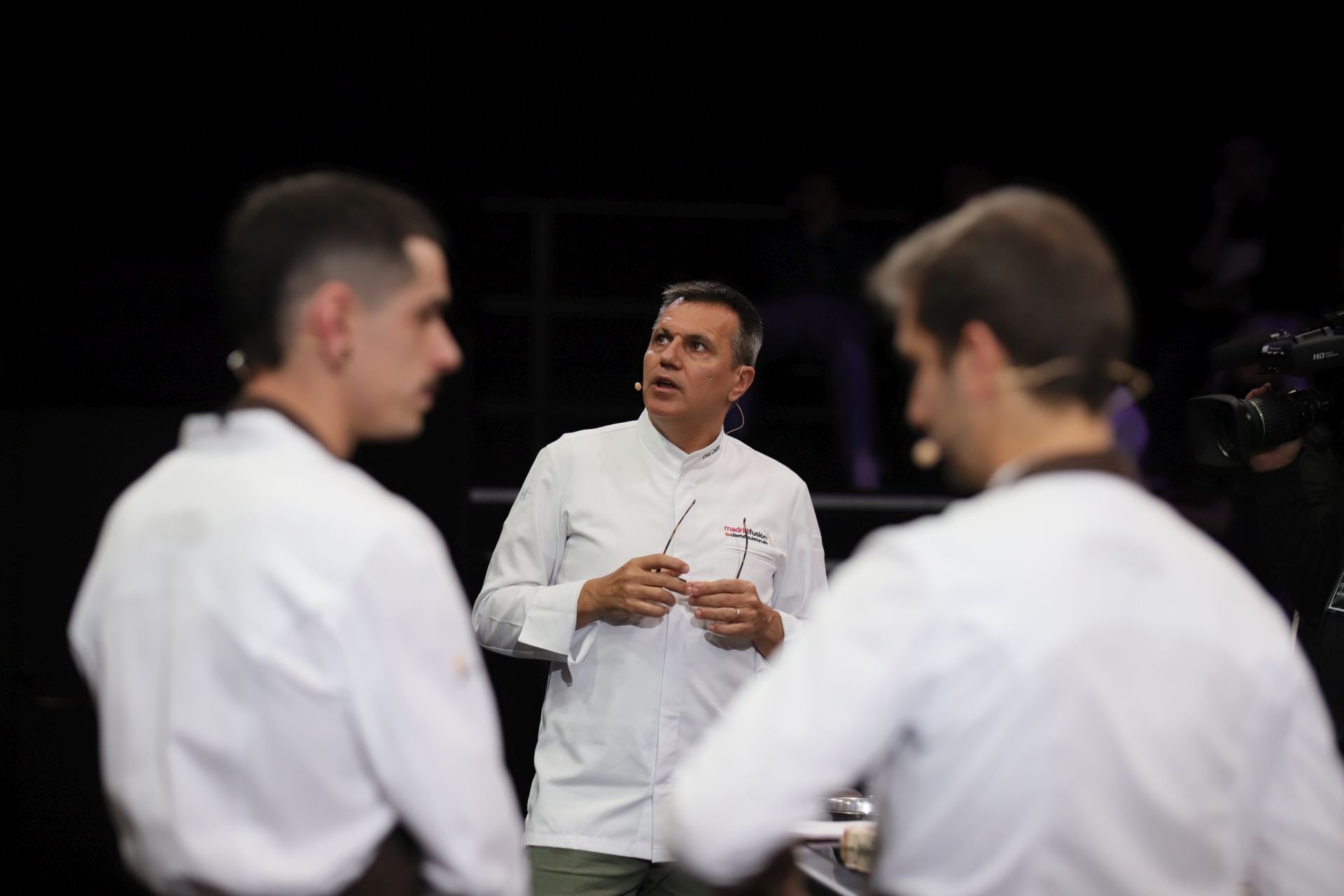 Oriol Castro, en el escenario de Madrid Fusión Alimentos de España.