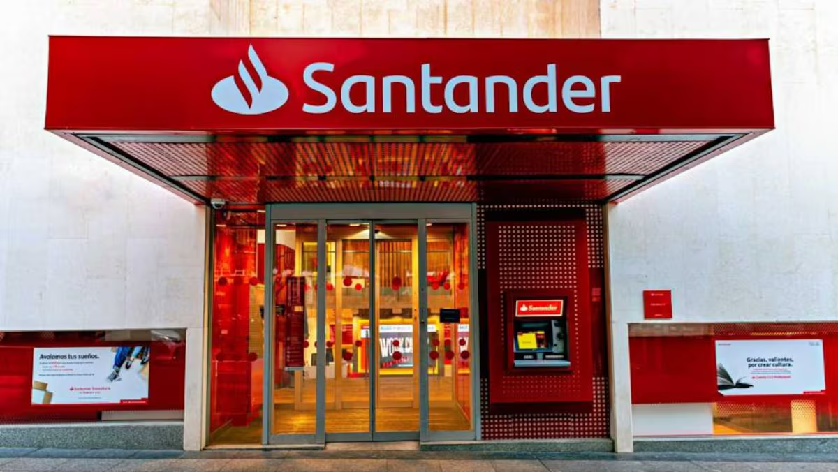 Oficina del Banco Santander.