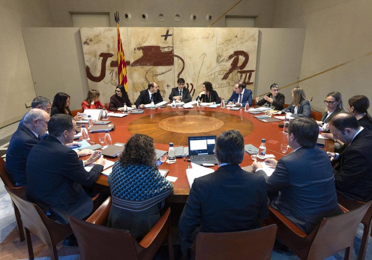 Reunión semanal del gobierno catalán