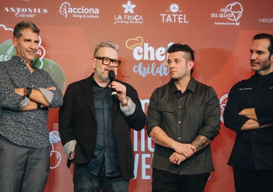 Paco Roncero, Alberto Chicote, Carlos Maldonado y Mario Sandoval.