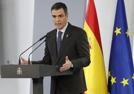 El presidente del Gobierno, Pedro Sánchez.