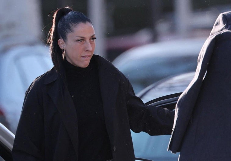 Jenni Hermoso, a su llegada al juicio