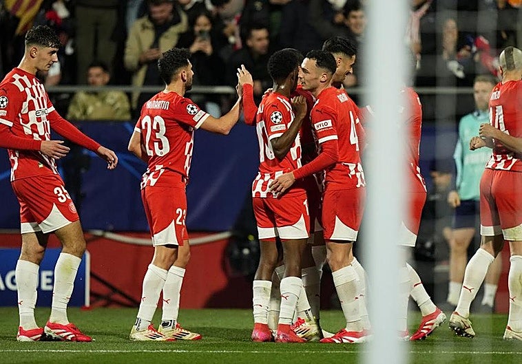 Victoria de un Girona casi europeo ante un Las Palmas que mira al descenso