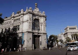 Fachada del Banco de España.