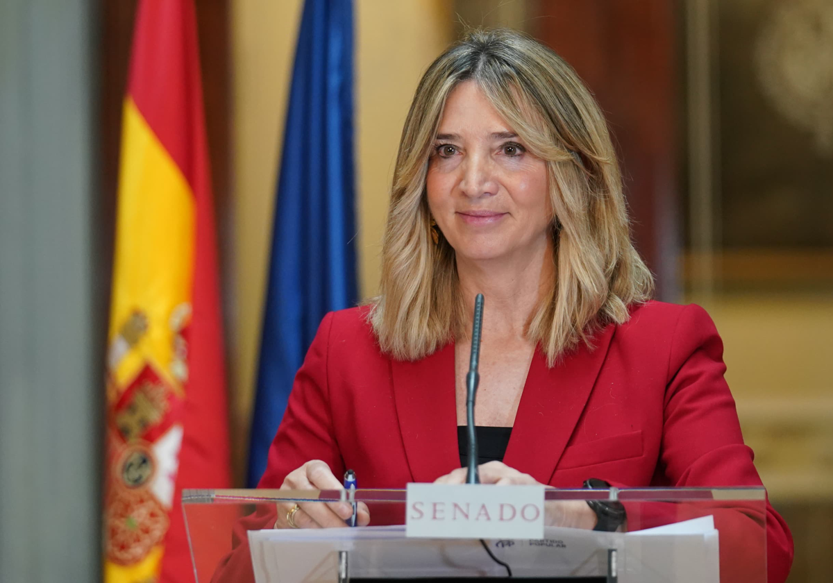 La portavoz del PP en el Senado, Alicia García.