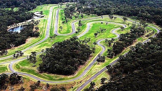 Un circuito en el patio de casa