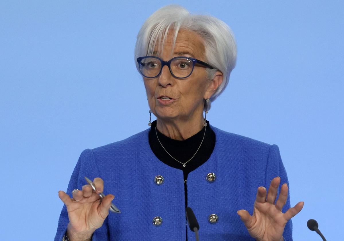 La presidenta del BCE, Christine Lagarde.