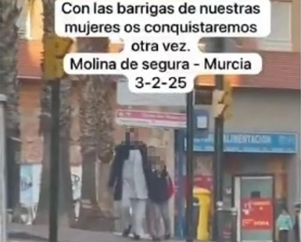 Captura del vídeo del edil murciano.