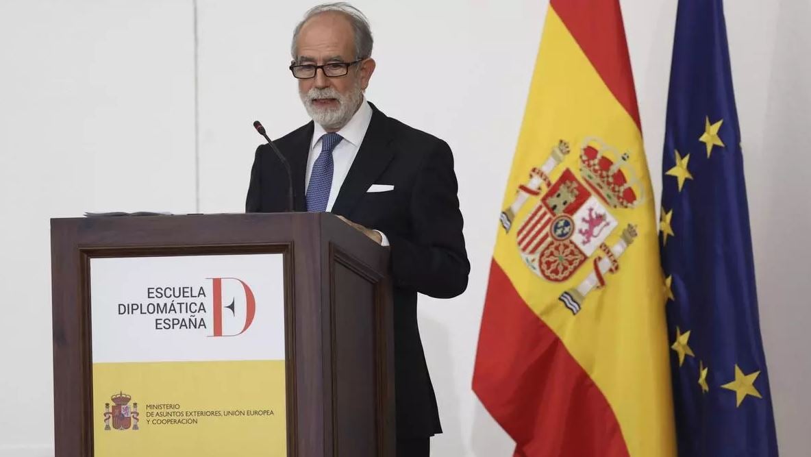 Exembajador de España en Bélgica, Alberto Antón.