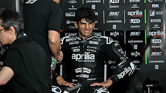 Jorge Martín, operado con éxito de su mano derecha