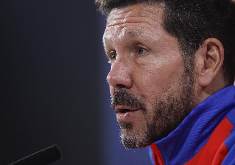 Simeone: «No pienso en el árbitro, sino en nosotros»